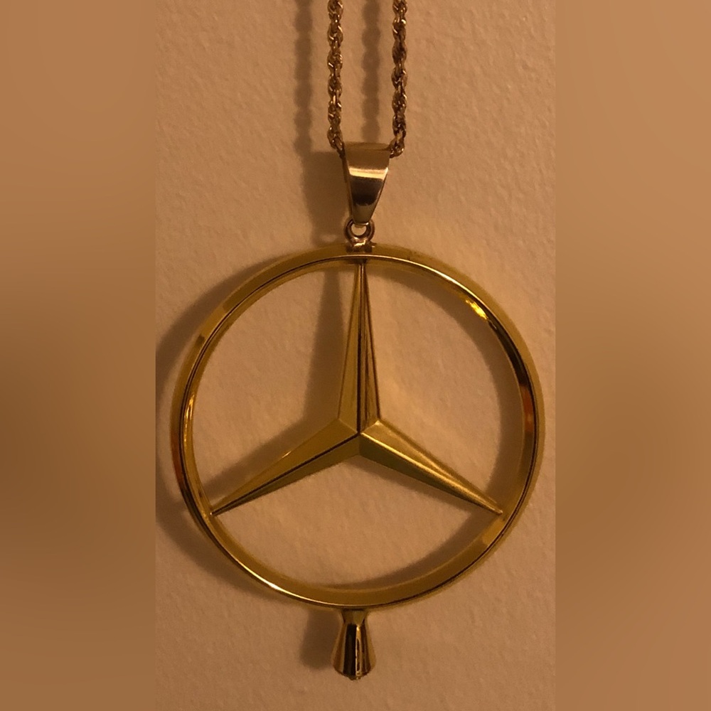 Mercedes-Benz Gold Pendant